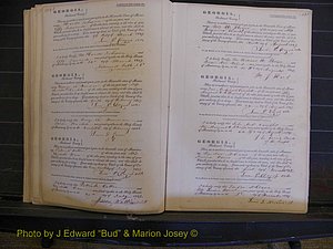 Richmond Marriages, Book B, 1839-1855 P 134a-135.JPG