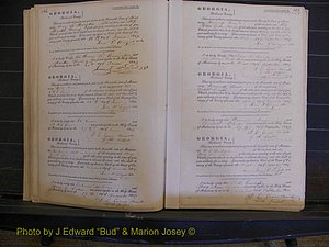 Richmond Marriages, Book B, 1839-1855 P 136-137.JPG