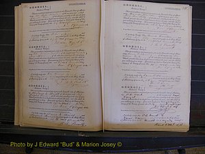 Richmond Marriages, Book B, 1839-1855 P 140-141.JPG