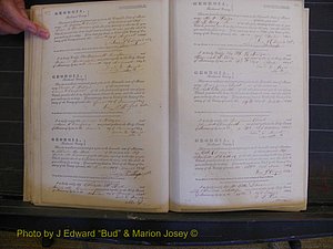 Richmond Marriages, Book B, 1839-1855 P 168-169.JPG