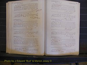 Richmond Marriages, Book B, 1839-1855 P 187-188.JPG