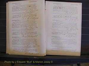 Richmond Marriages, Book B, 1839-1855 P 189-190.JPG