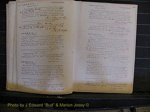 Richmond Marriages, Book B, 1839-1855 P 195-196.JPG