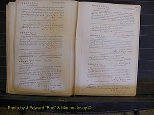 Richmond Marriages, Book B, 1839-1855 P 199-200.JPG