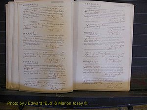 Richmond Marriages, Book B, 1839-1855 P 207-208.JPG