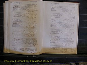 Richmond Marriages, Book B, 1839-1855 P 213-214.JPG