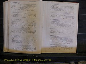 Richmond Marriages, Book B, 1839-1855 P 233-234.JPG