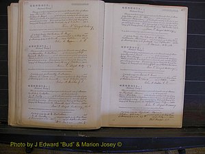Richmond Marriages, Book B, 1839-1855 P 251-252.JPG