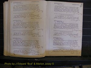 Richmond Marriages, Book B, 1839-1855 P 257-258.JPG