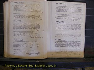 Richmond Marriages, Book B, 1839-1855 P 261-262.JPG