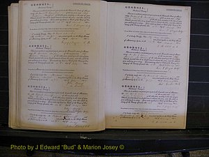 Richmond Marriages, Book B, 1839-1855 P 265-266.JPG