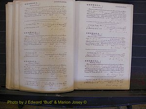 Richmond Marriages, Book B, 1839-1855 P 267-268.JPG