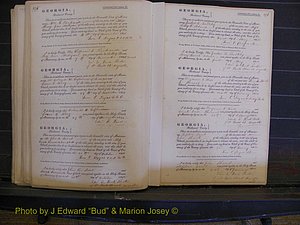 Richmond Marriages, Book B, 1839-1855 P 275-276.JPG