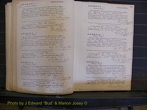 Richmond Marriages, Book B, 1839-1855 P 293-294.JPG