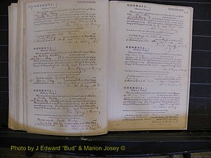 Richmond Marriages, Book B, 1839-1855 P 309-310.JPG