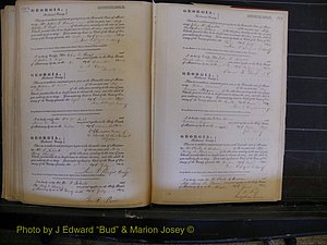 Richmond Marriages, Book B, 1839-1855 P 322-323.JPG
