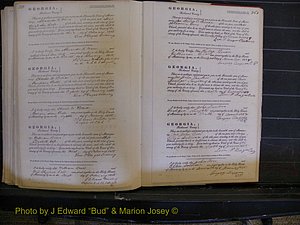 Richmond Marriages, Book B, 1839-1855 P 358-361.JPG
