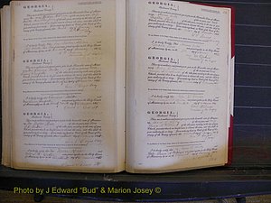 Richmond Marriages, Book B, 1839-1855 P 384-385.JPG