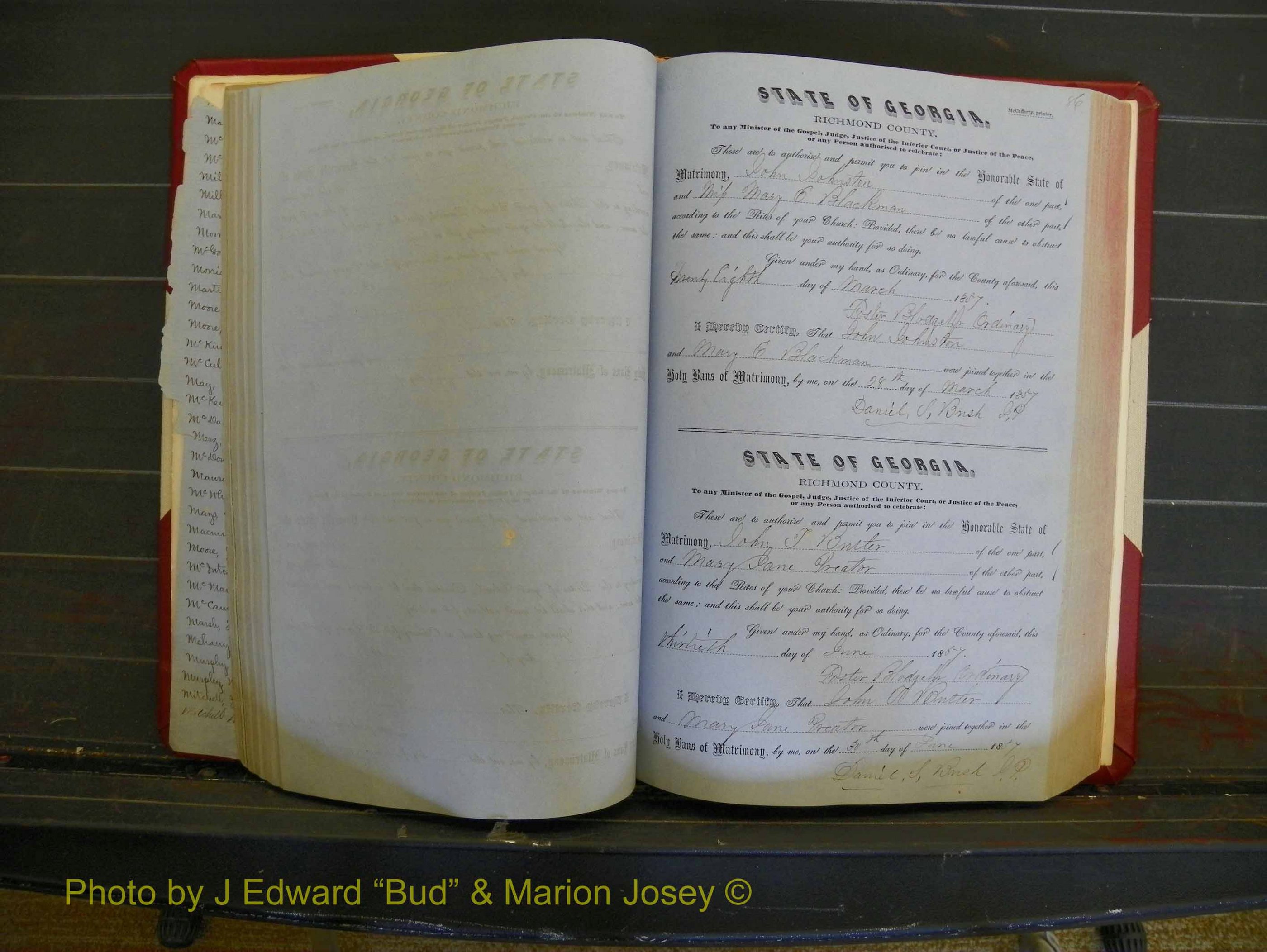 Richmond Marriages, Book C, 1856-1863 P 086.JPG