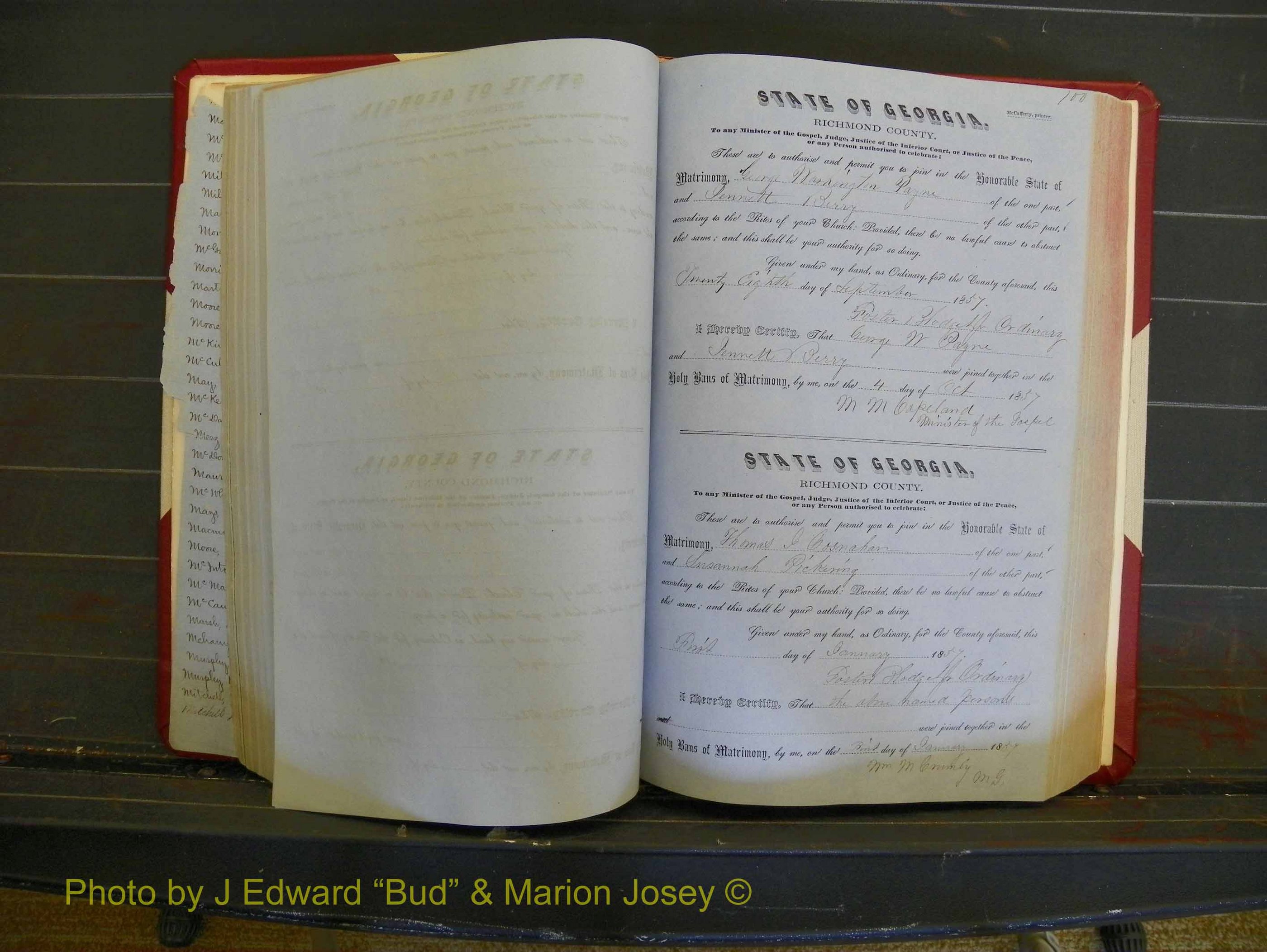 Richmond Marriages, Book C, 1856-1863 P 100.JPG