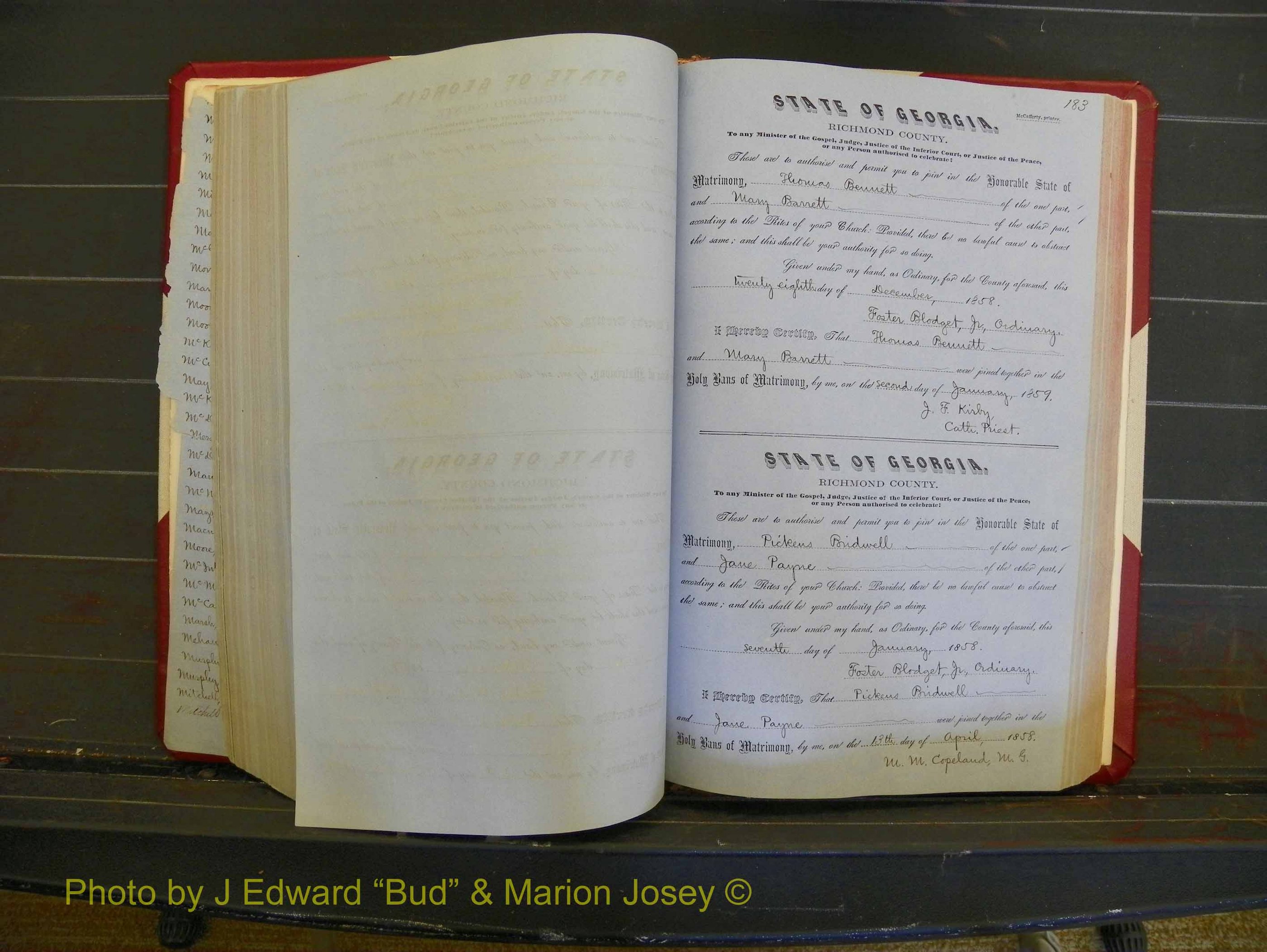 Richmond Marriages, Book C, 1856-1863 P 183.JPG