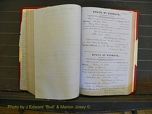 Richmond Marriages, Book C, 1856-1863 P 169.JPG