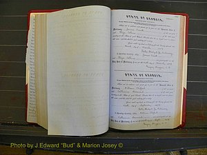 Richmond Marriages, Book C, 1856-1863 P 184.JPG