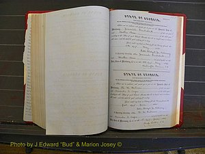 Richmond Marriages, Book C, 1856-1863 P 257.JPG