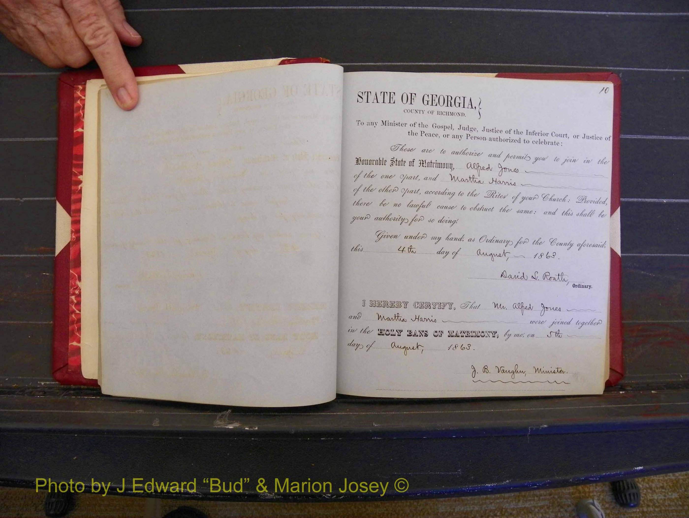 Richmond Marriages, Book D, 1863-1864 P 010.JPG