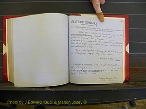 Richmond Marriages, Book D, 1863-1864 P 166.JPG