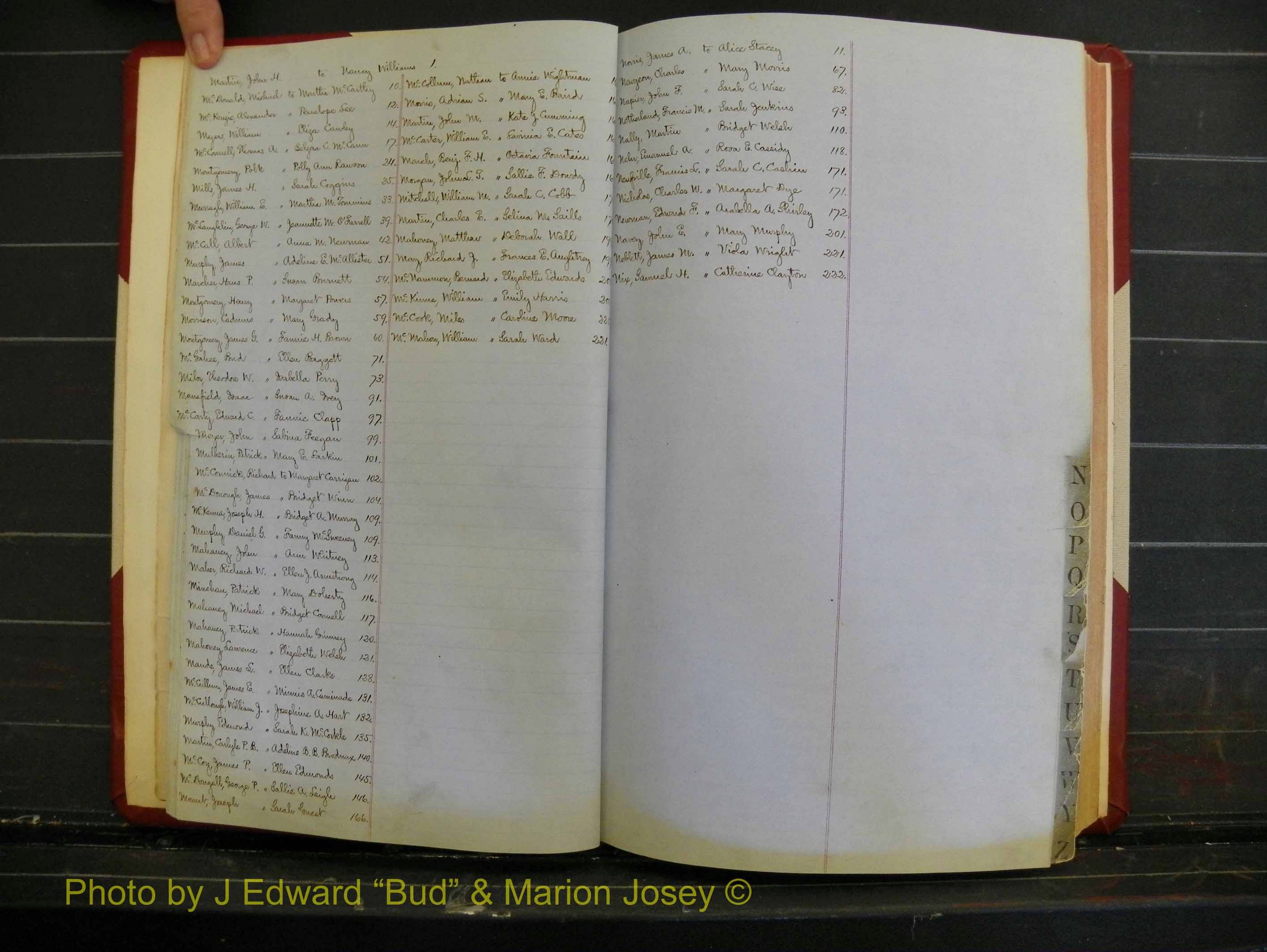 Richmond Marriages, Book E, 1861-1867 Index (107).JPG