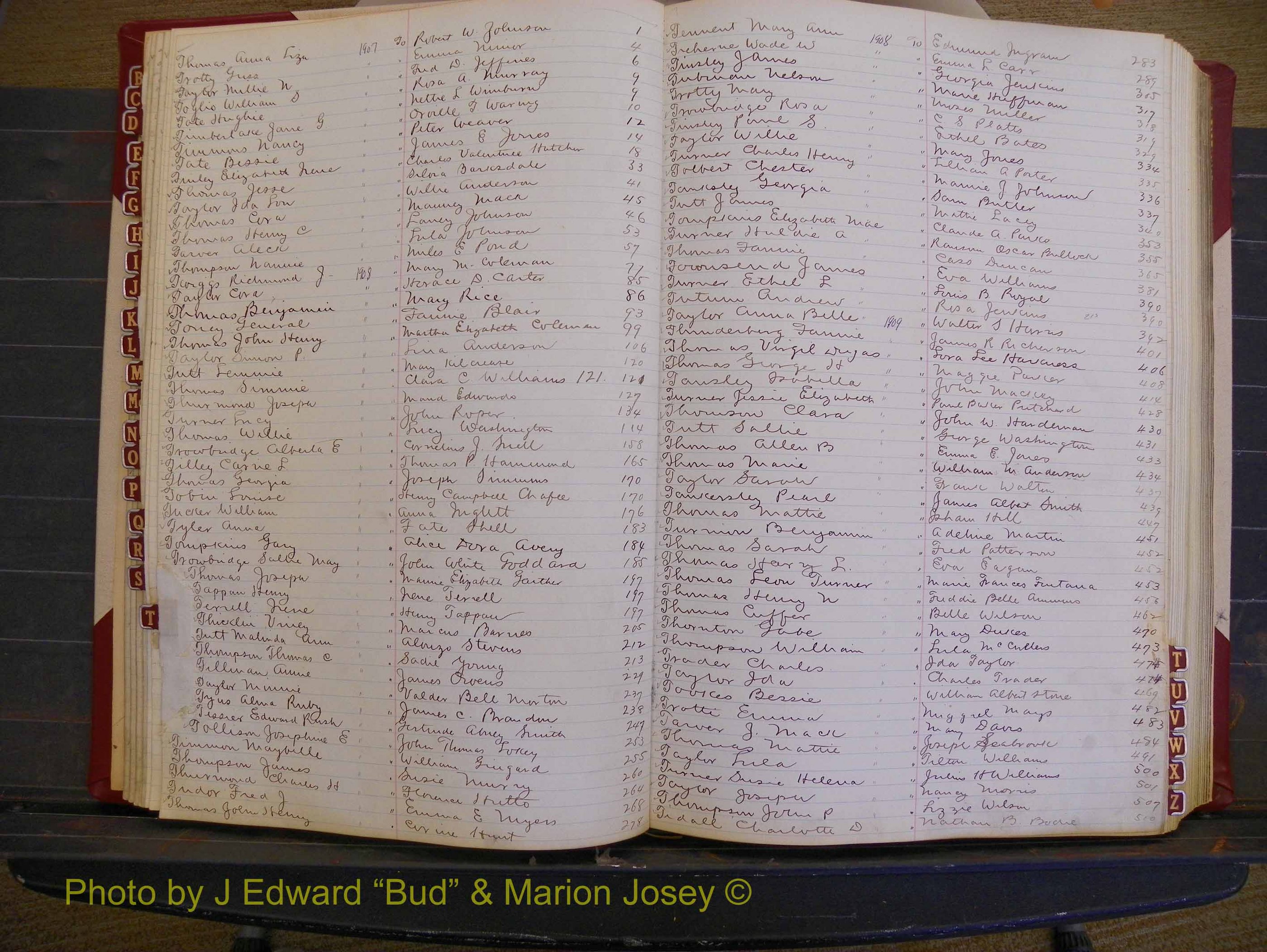 Richmond Marriages, Book EE, 1907-1909 Index T (133).JPG