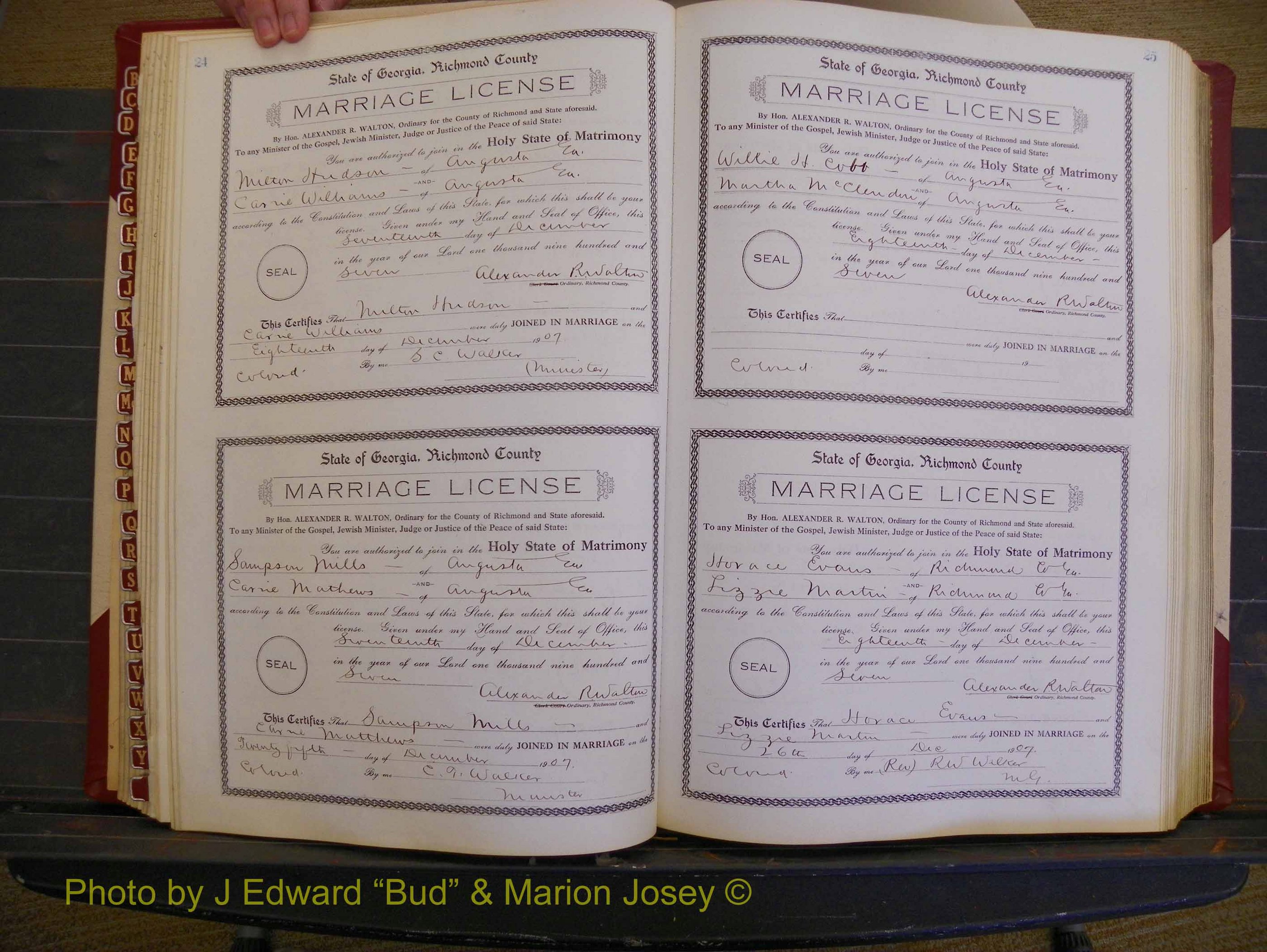 Richmond Marriages, Book EE, 1907-1909 P 024-025.JPG