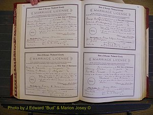 Richmond Marriages, Book EE, 1907-1909 P 054-055.JPG