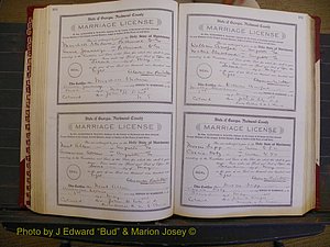 Richmond Marriages, Book EE, 1907-1909 P 160-161.JPG