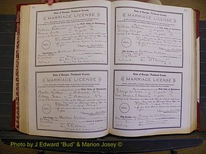 Richmond Marriages, Book EE, 1907-1909 P 172-173.JPG