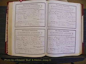 Richmond Marriages, Book EE, 1907-1909 P 178-179.JPG
