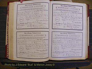 Richmond Marriages, Book EE, 1907-1909 P 200-201.JPG