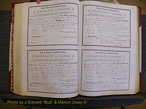 Richmond Marriages, Book EE, 1907-1909 P 212-213.JPG