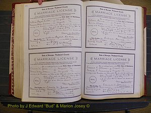 Richmond Marriages, Book EE, 1907-1909 P 232-233.JPG