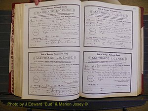 Richmond Marriages, Book EE, 1907-1909 P 234-235.JPG