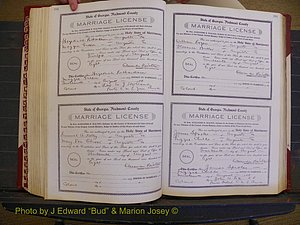Richmond Marriages, Book EE, 1907-1909 P 244-245.JPG