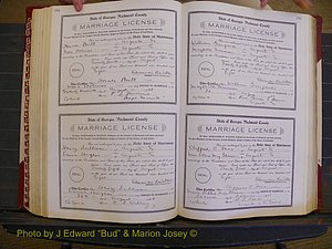 Richmond Marriages, Book EE, 1907-1909 P 254-255.JPG
