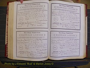 Richmond Marriages, Book EE, 1907-1909 P 258-259.JPG