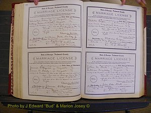 Richmond Marriages, Book EE, 1907-1909 P 262-263.JPG