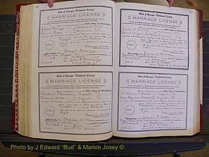 Richmond Marriages, Book EE, 1907-1909 P 264-265.JPG