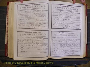 Richmond Marriages, Book EE, 1907-1909 P 266-267.JPG