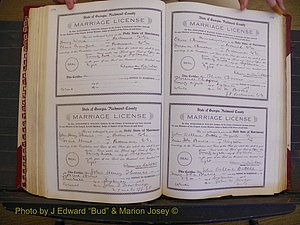 Richmond Marriages, Book EE, 1907-1909 P 278-279.JPG
