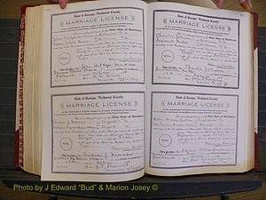 Richmond Marriages, Book EE, 1907-1909 P 292-293.JPG