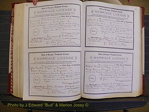 Richmond Marriages, Book EE, 1907-1909 P 294-295.JPG